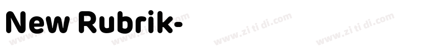 New Rubrik字体转换